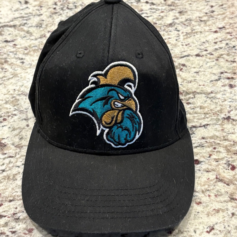 Captivating Headgear Hat OS Coastal Carolina Chanticleers Mascot Black Cap